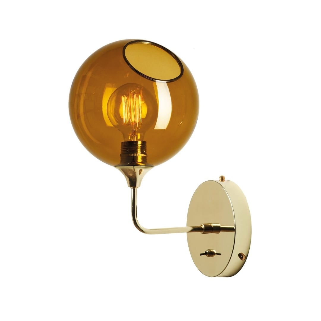 Ballroom Væglampe H37 Amber – Elegant Belysning Til Dit Hjem