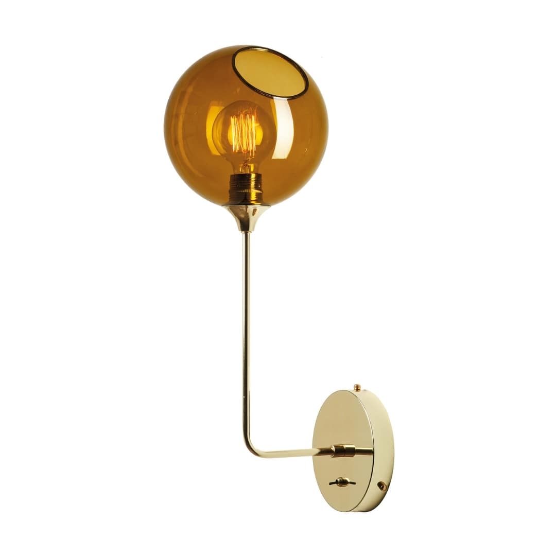 Ballroom Væglampe H57 Amber – Smuk belysning til hjemmet