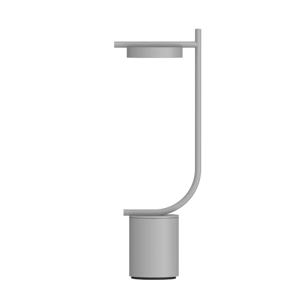 Igram Bærbar Bordlampe J Grå – Elegant LED Belysning på Tilbud