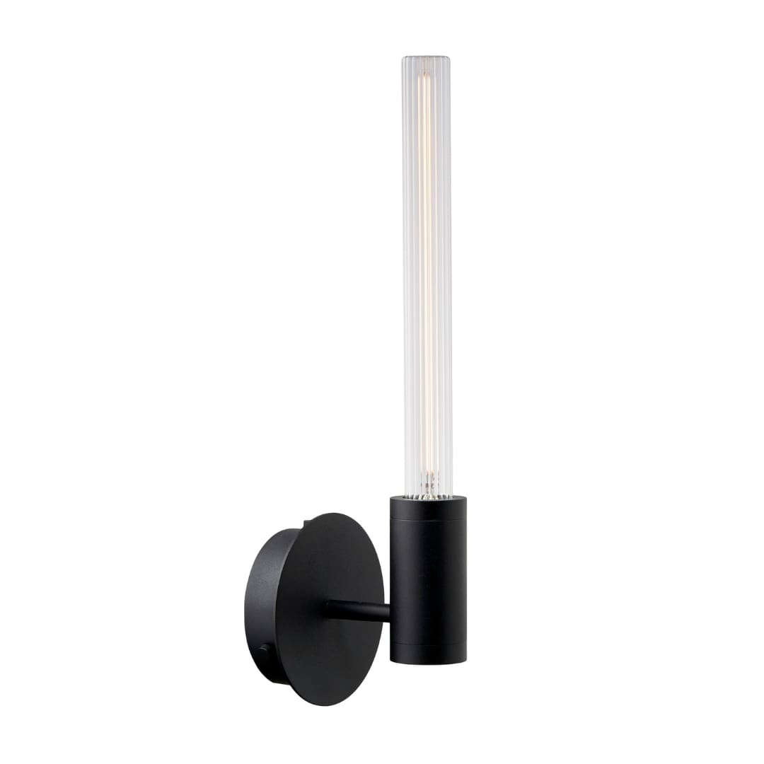Liberty Single Væglampe Black – Moderne Designlampe