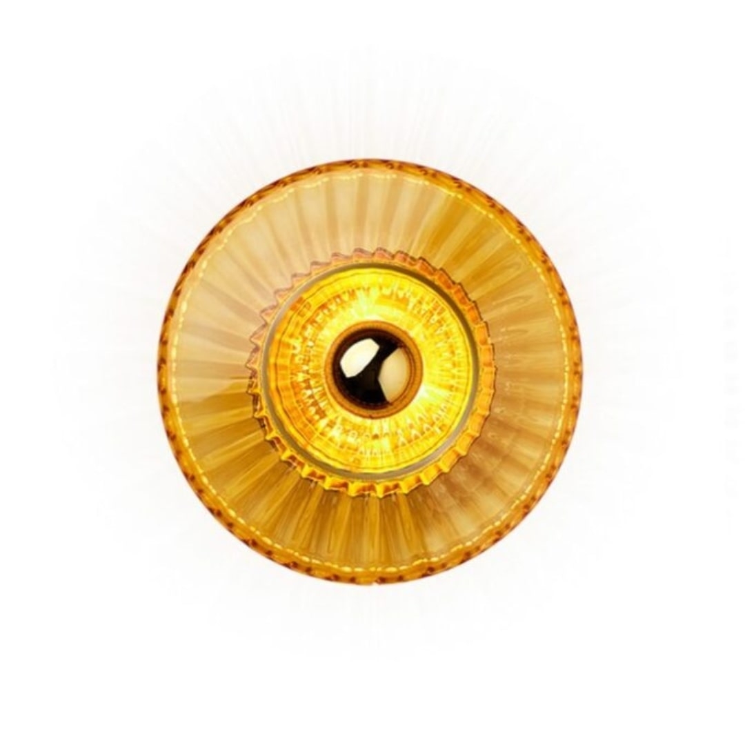 New Wave Optic Væglampe i Amber - Design By Us Tilbud