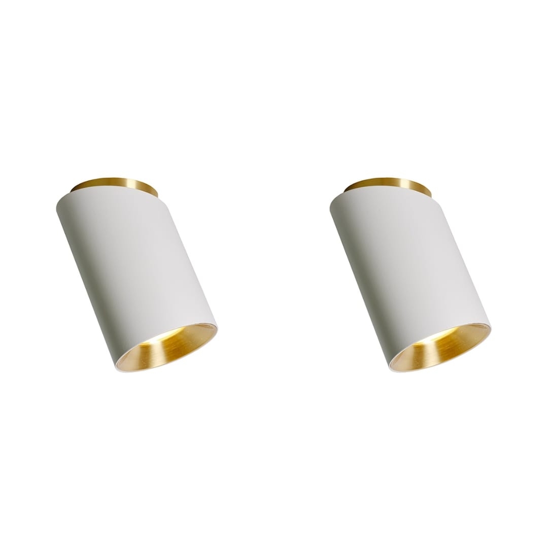 Tobo C85 Diag Loftlampe Hvid 2-pak – Elegant Belysning