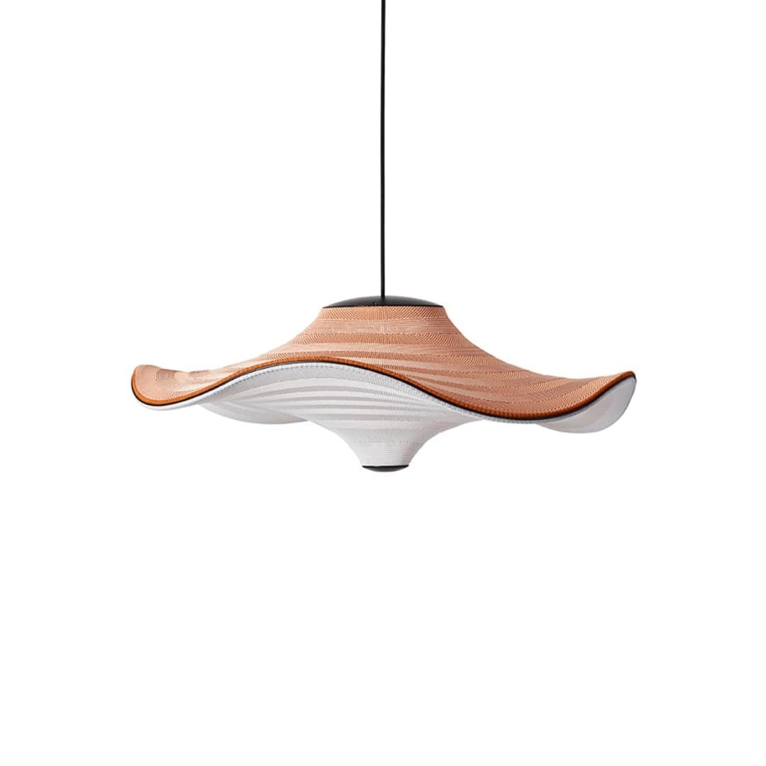 Flying Pendel Ø58 i Lys Terracotta - Håndlavet Lampe